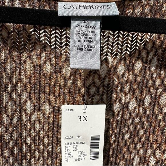 CATHERINE Open Front Cardigan fall lightweight coastal grandma plus size - Picture 3 of 3